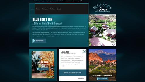 Featured website for Blue Skies Inn